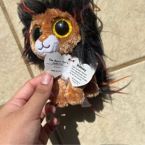Ramsey plushie lion form TY beanie boo